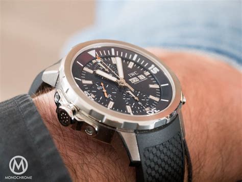 iwc aquatimer chronograph review|iwc aquatimer chronograph jacques cousteau.